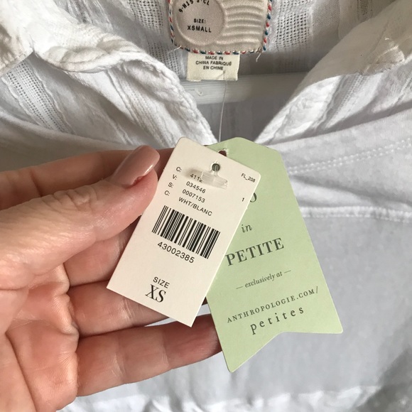 NWT ANTHROPOLOGIE Postcard Tunic Top - Picture 3 of 8